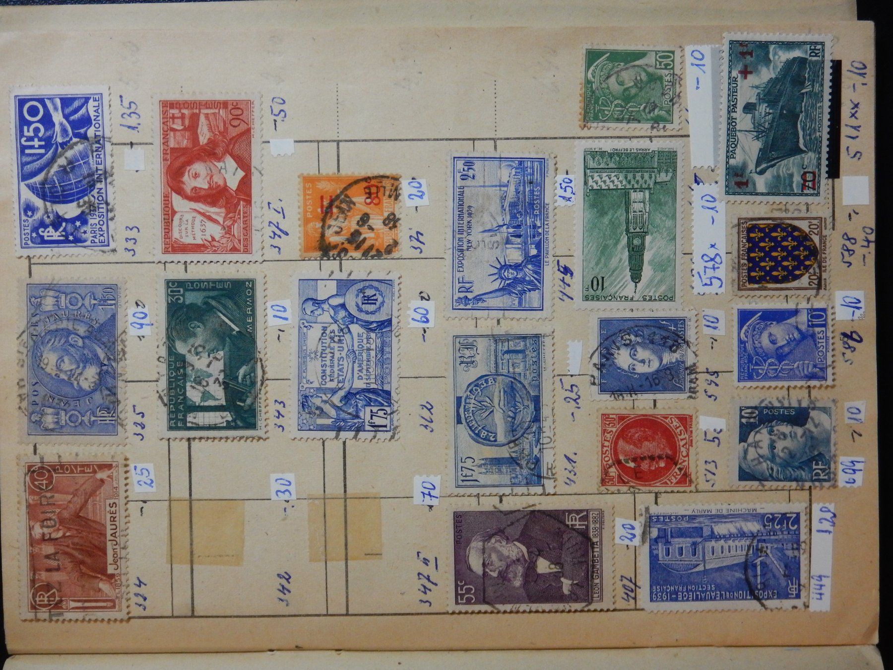 Alle Briefmarken: Frankreich Sammlung ab Klassik – Gebraucht aus Zürich von Muehlekauf 4