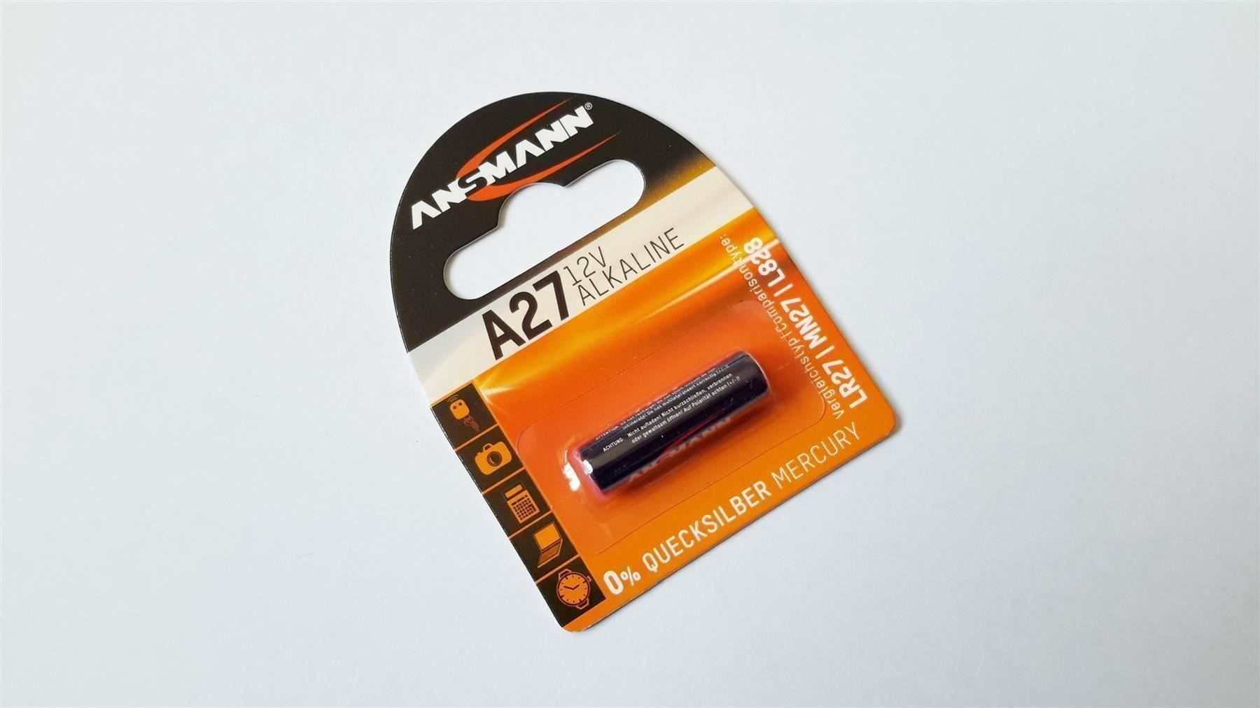 Caricatori & Batterie: Batterie Alkaline A27/LR27, 12V, ANSMANN – Nuovo e nell'imballaggio originale da St. Gallen venduto da cointec 1
