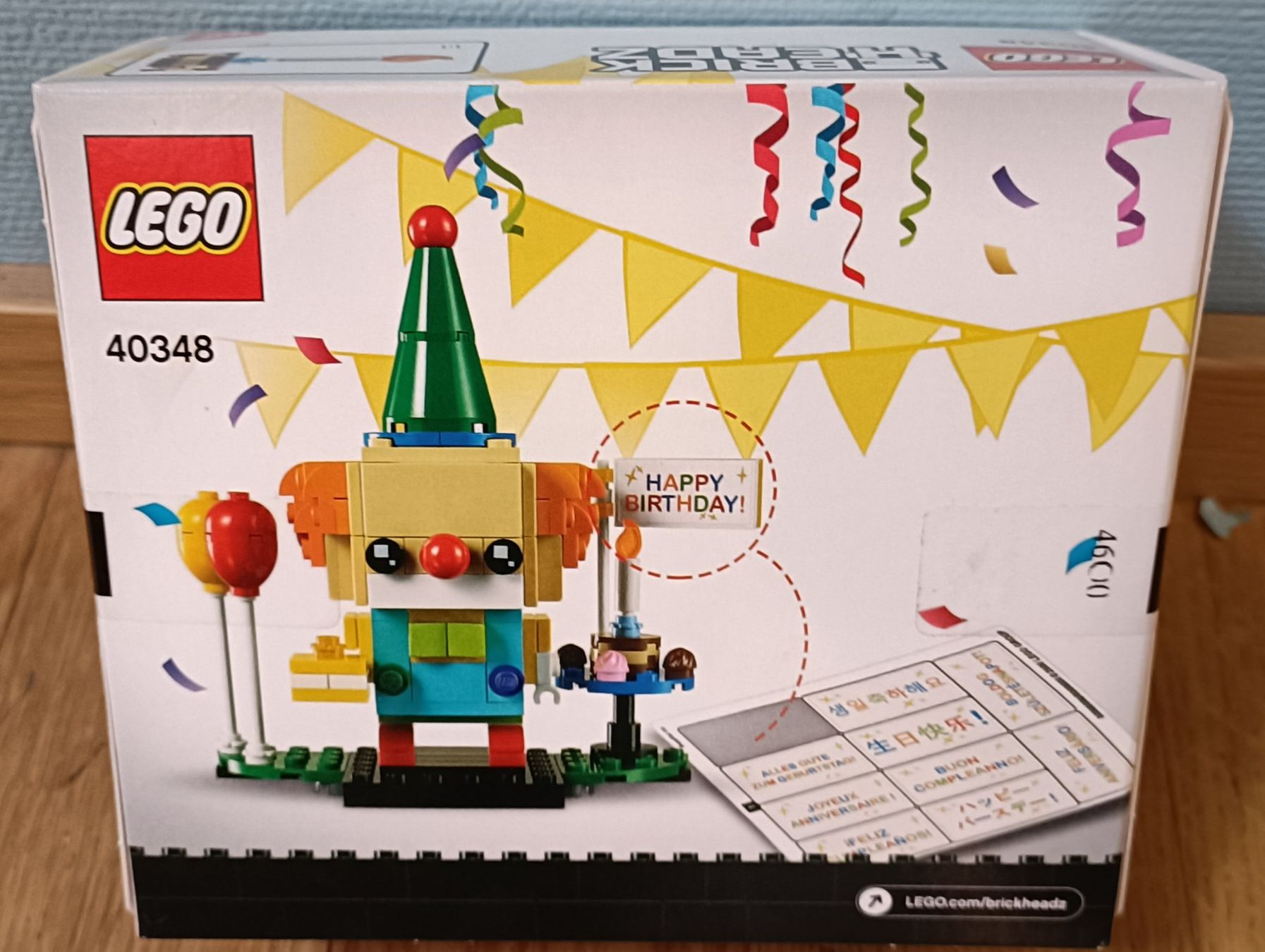 Lego Kit di costruzioni: Lego 40348 Geburtstagsclown – Nuovo e nell'imballaggio originale da Werthenstein venduto da Luzernerdeal 1