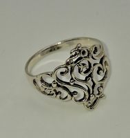 Ring 925 Silber, filigranes Design