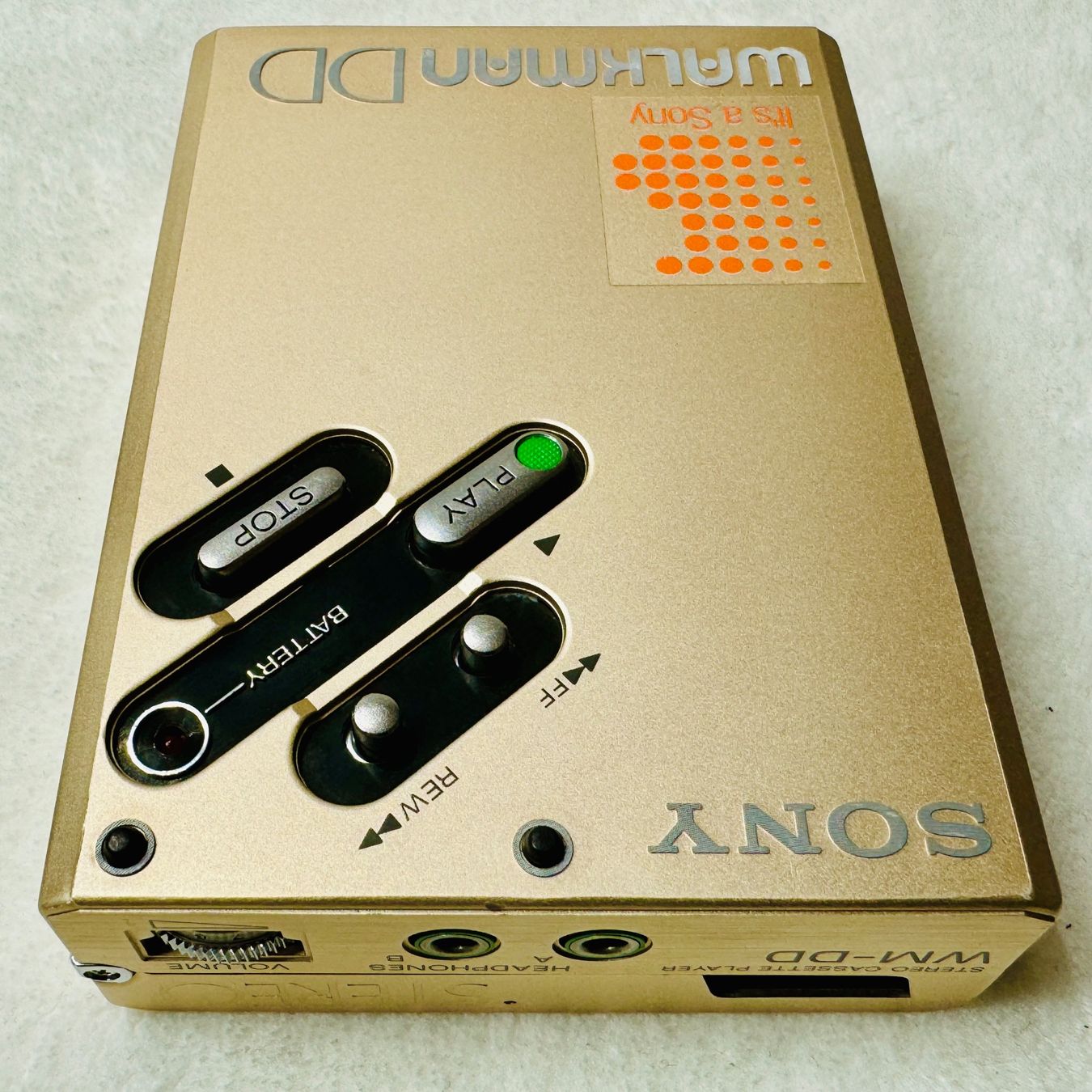 Sony Lettore multimediale portatile: Sony Walkman WM-DD gold #237 – Usato da Vorderthal venduto da WalkmanClinic 4