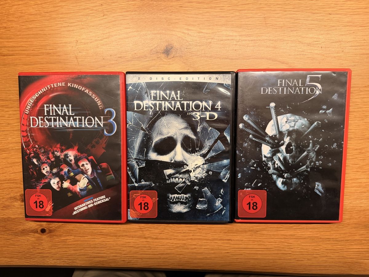 Tutti i DVDs: DVD - Final Destination 3-5 – Nuovo (secondo la descrizione) da Büsserach venduto da hua_1993
