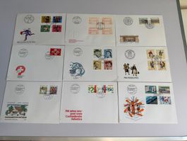 9 Stück Ersttagsbrief (98)