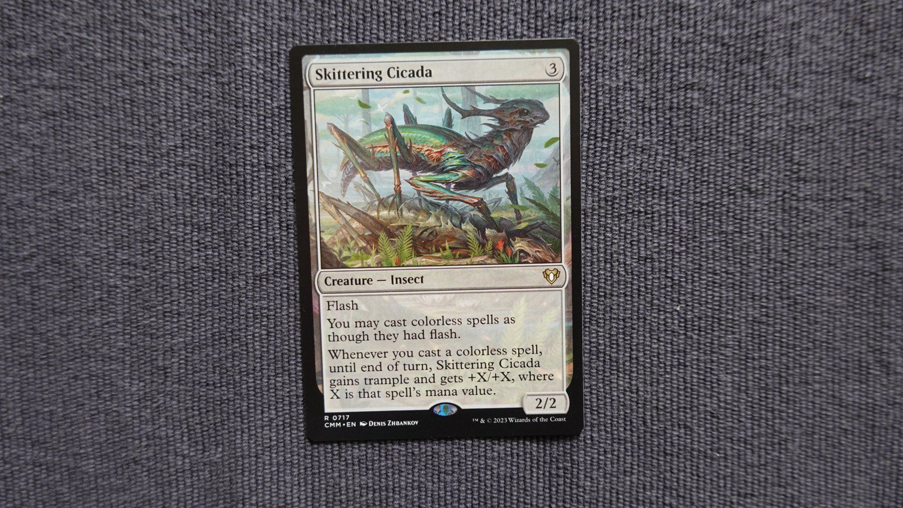 Magic The Gathering Carte collezionabili: Skittering Cicada Commander Masters EN – Usato da Uster venduto da Blake13