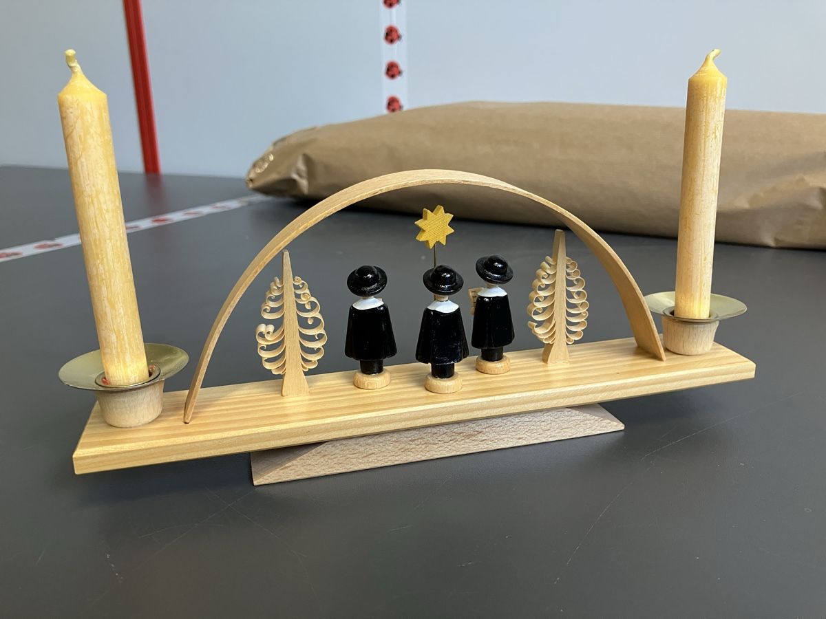 Tutte le decorazioni: Schwibbogen mit Kurrende, Erzgebirge – Usato da Aarburg venduto da Wendepunkt_Fundgrube 2