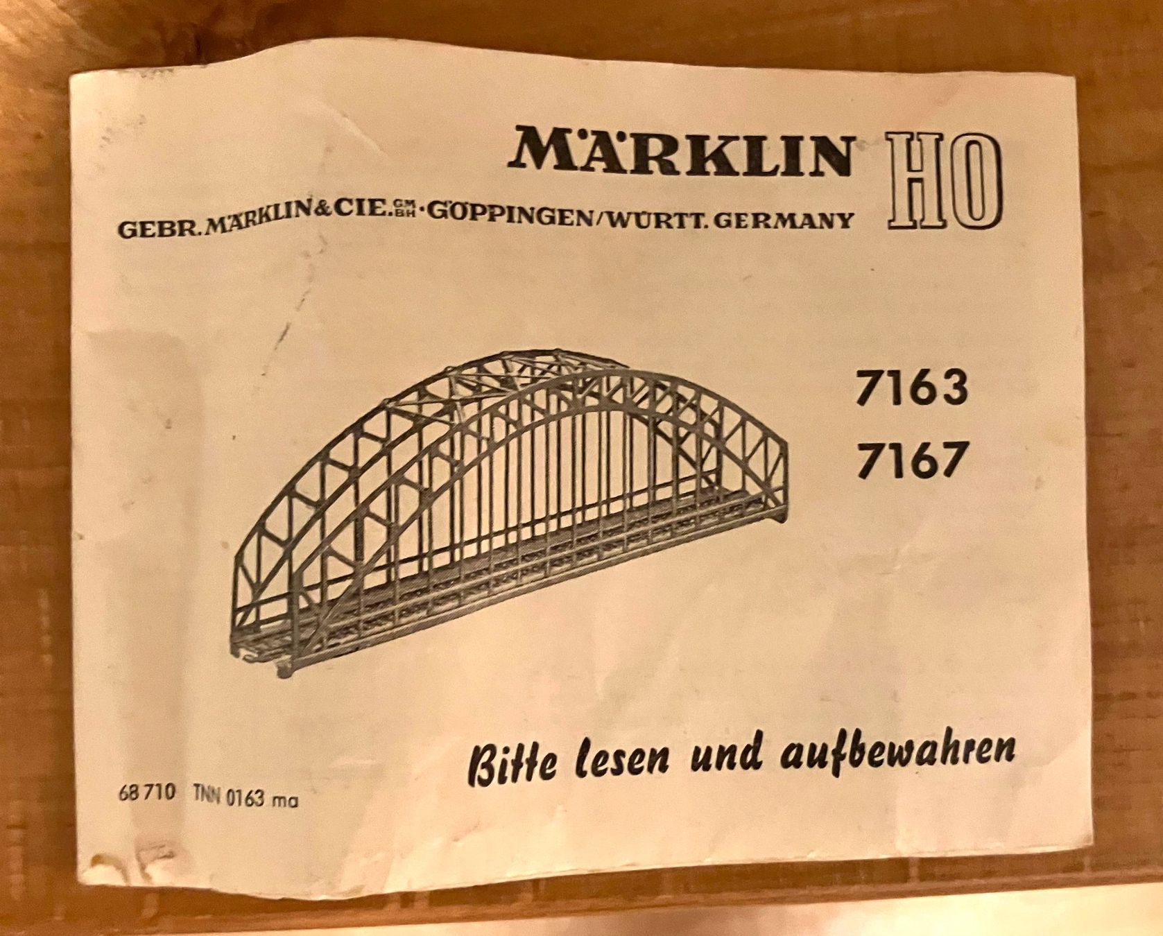 Märklin Trains électriques: MÄRKLIN Bogenbrücke 7163 – Neuf (Voir description) à Zürich par Derrick8 5