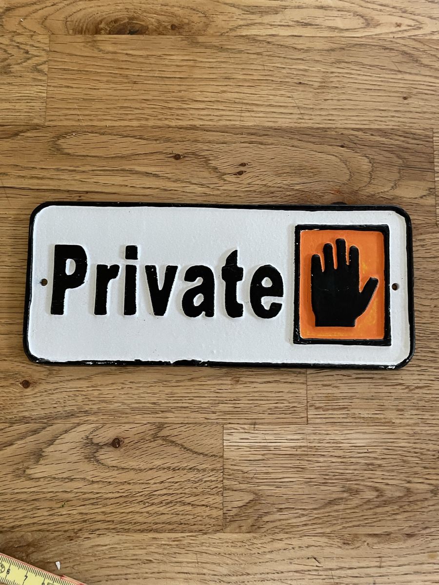 Insegne: Schild aus Eisenguss  – Usato da Flawil venduto da Naphtali