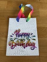 Geschenktasche Happy Birthday, neuwertig!