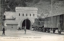 Brig   VS   -   Elektrische Eisenbahn  /  Simplon-Tunnel