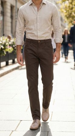 Rare dès 35 chf ! Elégant pantalon neuf Handpicked (W33)