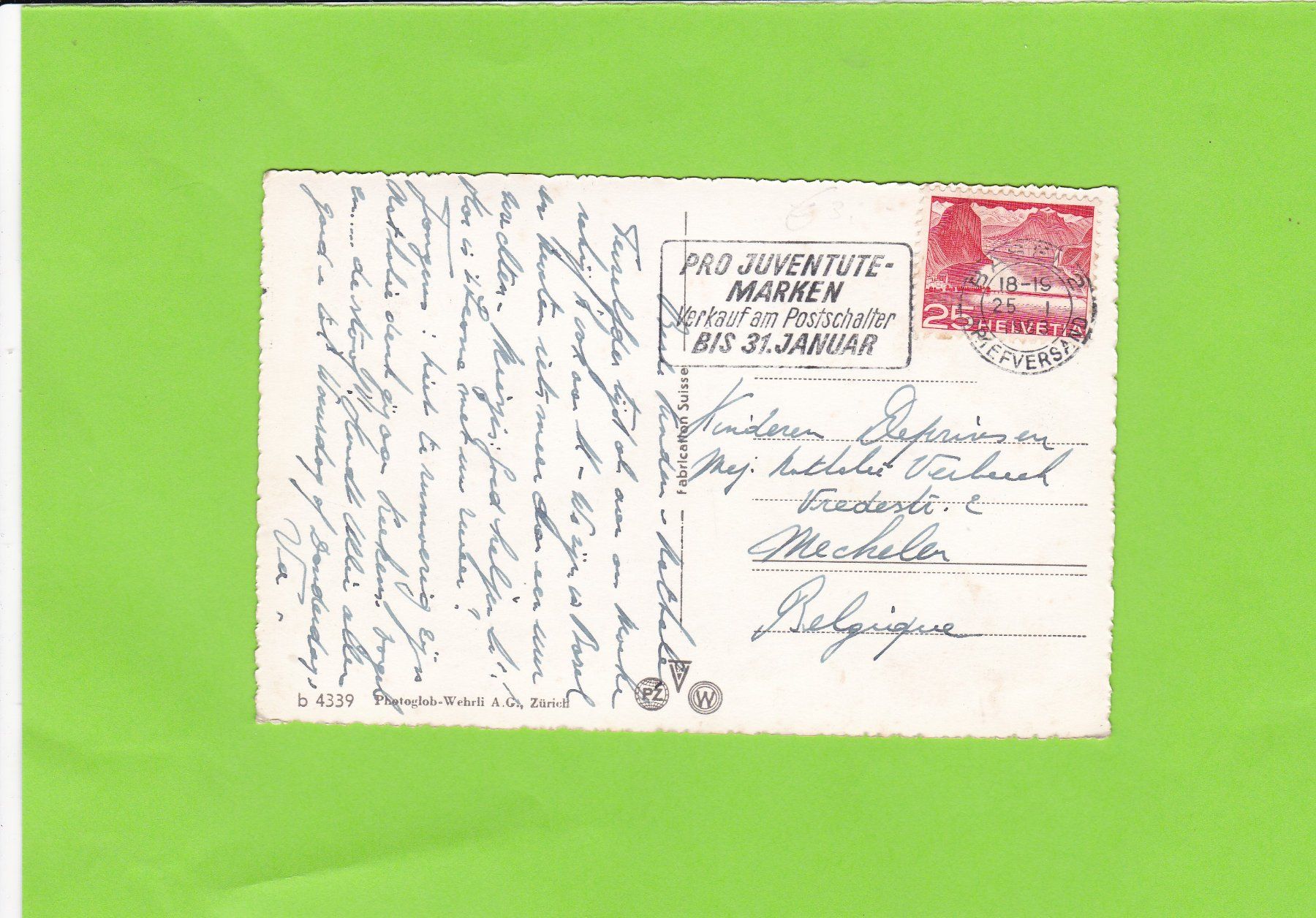Cartoline postali: Basel-Seevogelbrunnen – Usato da St. Peterzell venduto da neckertal 1