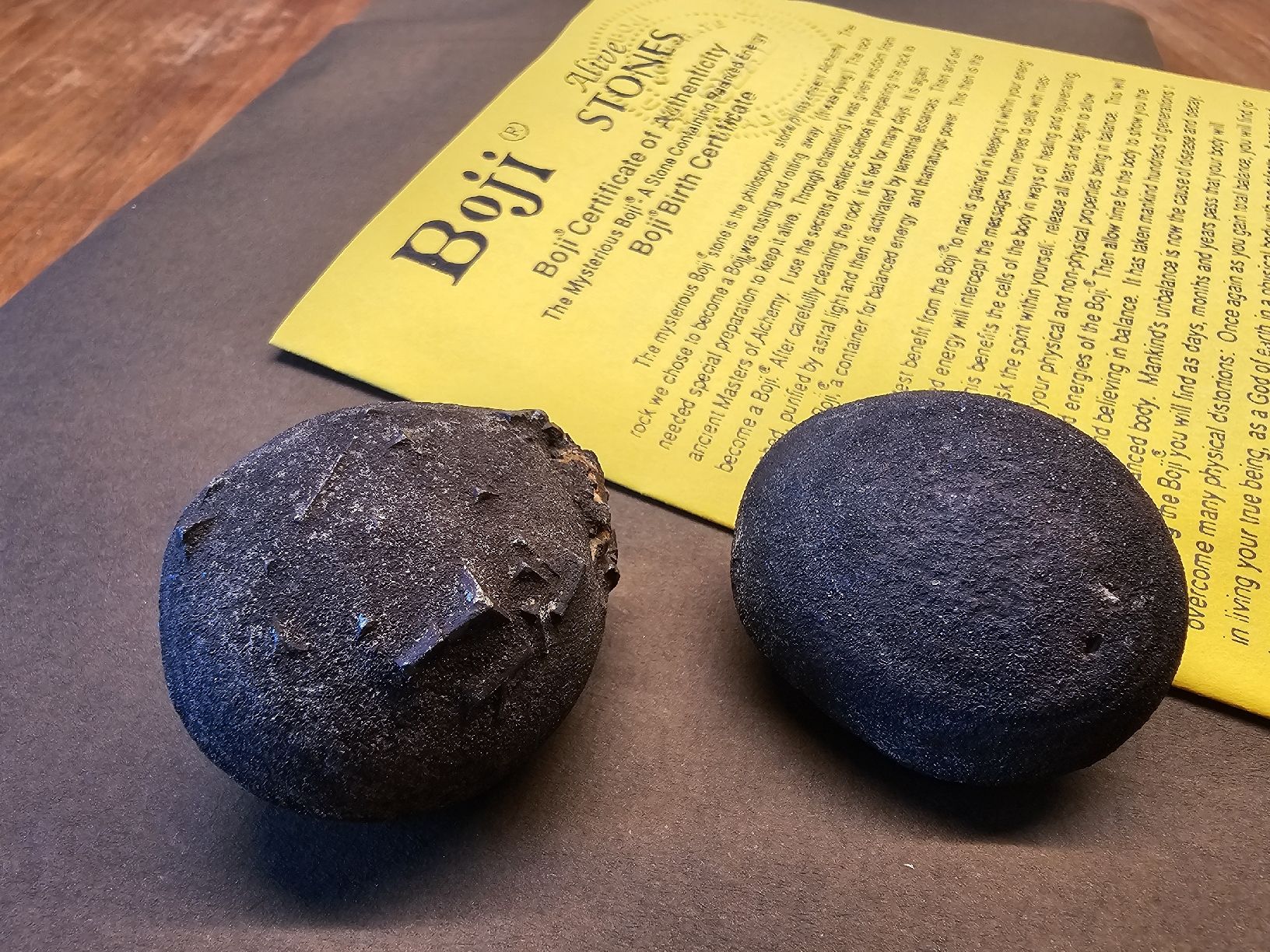 Minerali & Pietre curative: Boji Stones Paar / lebende Steine – Nuovo e nell'imballaggio originale da Oberwil BL venduto da 007re