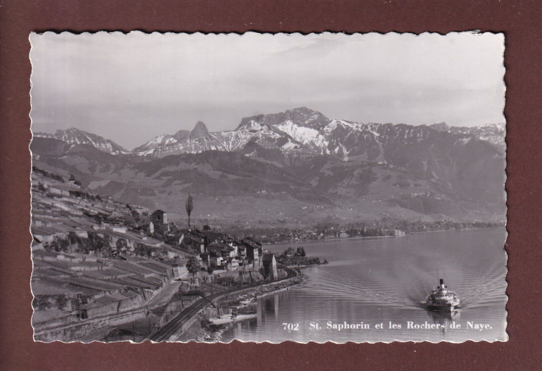 Cartoline postali: ST. SAPHORIN - Bateau CGN – Usato da Pully venduto da nicecards