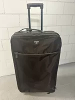 Prada Trolley Reise Koffer dunkelbraun
