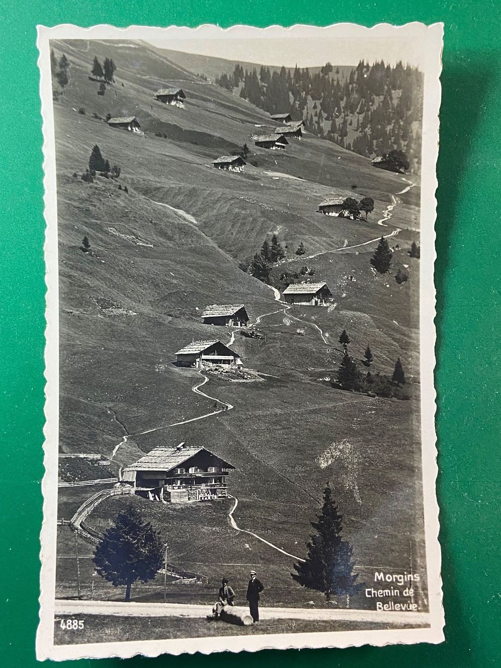 Cartes postales: Morgins - Chemin de Bellevue – D'occasion à Steg VS par _vinci_