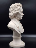 Beethoven Büste, Marmor 22,5 cm Italien, 1950er/60er Jahre