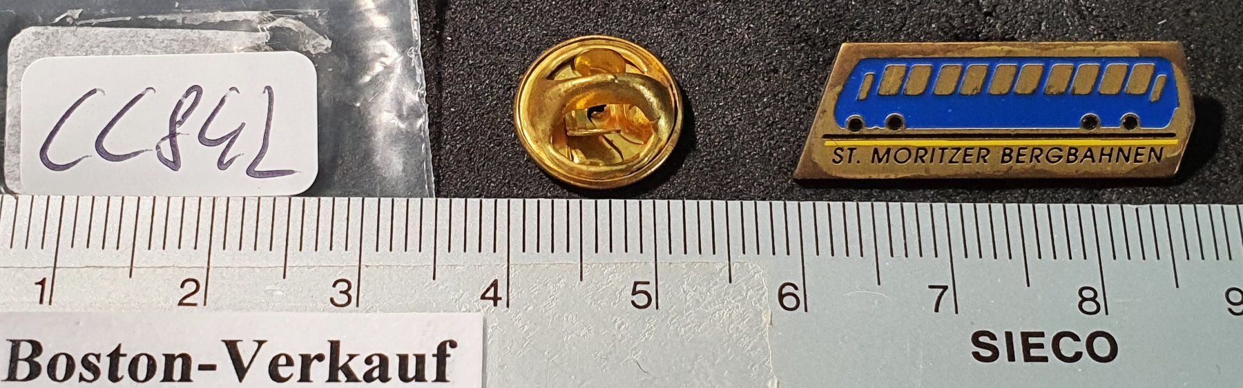 Placchette & Badge: CC842 - Pin St. Moritz Graubünden Bergbahnen – Usato da Reinach BL venduto da Boston-Verkauf 1