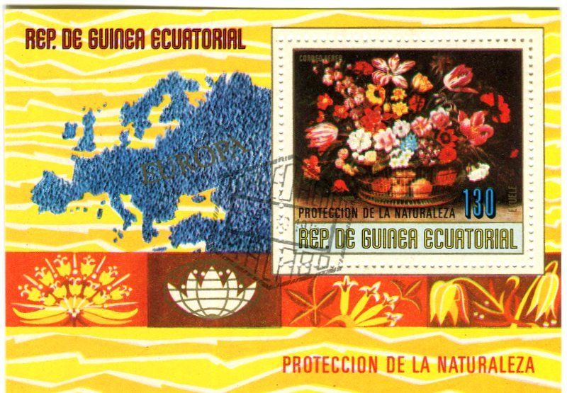Tous les timbres: Block "Malerei". Äquatorialguinea – Neuf avec emballage d'origine à Basel par Butsch5
