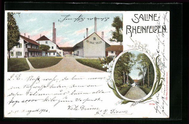 Cartes postales: Rheinfelden, Totalansicht der Saline, Sa – D'occasion à Berlin par bartko-reher