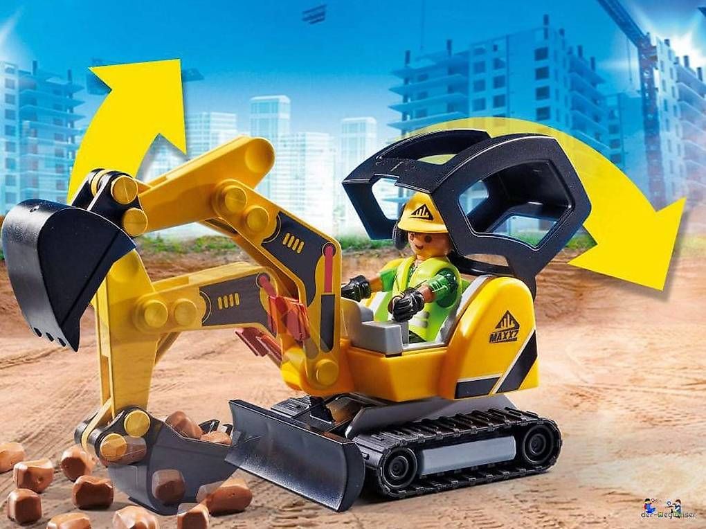 Playmobil Giocattoli: Playmobil City Action Minibagger 70443 – Nuovo e nell'imballaggio originale da Birsfelden venduto da der-Wegweiser 3