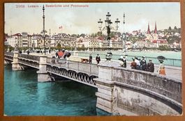 Luzern - Seebrücke - Animation 1920