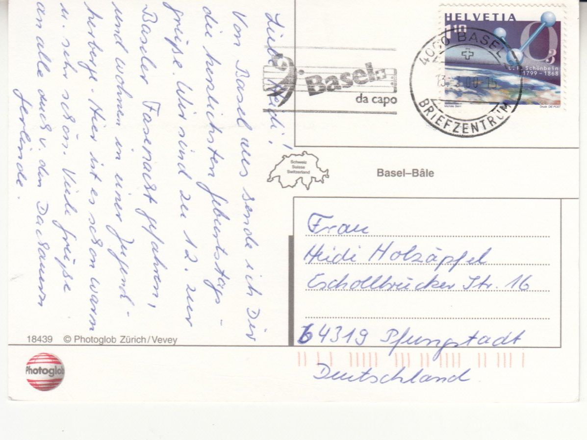 Ansichtskarten: Basel 2000 – Gebraucht aus Bürglen TG von StampGraf 1