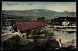 AK Wangen a. Aare, Aarebrücke