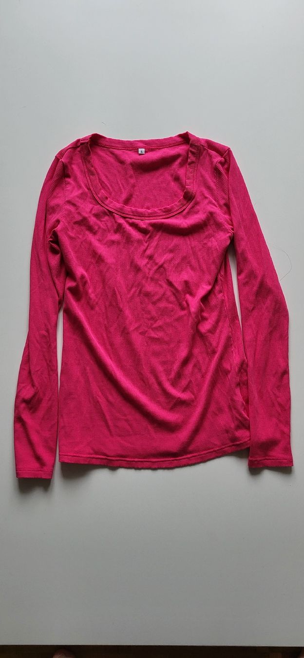 Top: Pinkes Longsleeve Shirt, Grösse S – Usato da Emmenbrücke venduto da tazuza