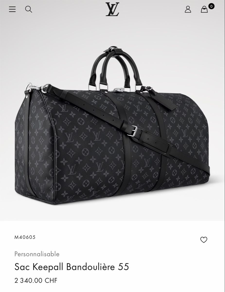 Borse: Louis Vuitton Keepall 55 – Nuovo (secondo la descrizione) da Epalinges venduto da Forex.master 5