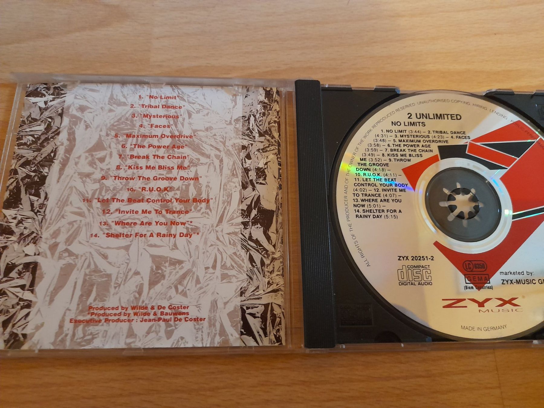 CD: CD 2 Unlimited - No Limits – Usato da Lustmühle venduto da chevi03 1