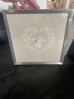 Broderie en Point de Croix Ange Signé C.Wolf