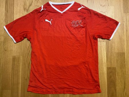 ORIGINAL SCHWEIZ NATI EM 2008 MAILLOT SUISSE PUMA SVIZZERA M