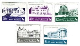 Briefmarken "Parlament". Neuseeland