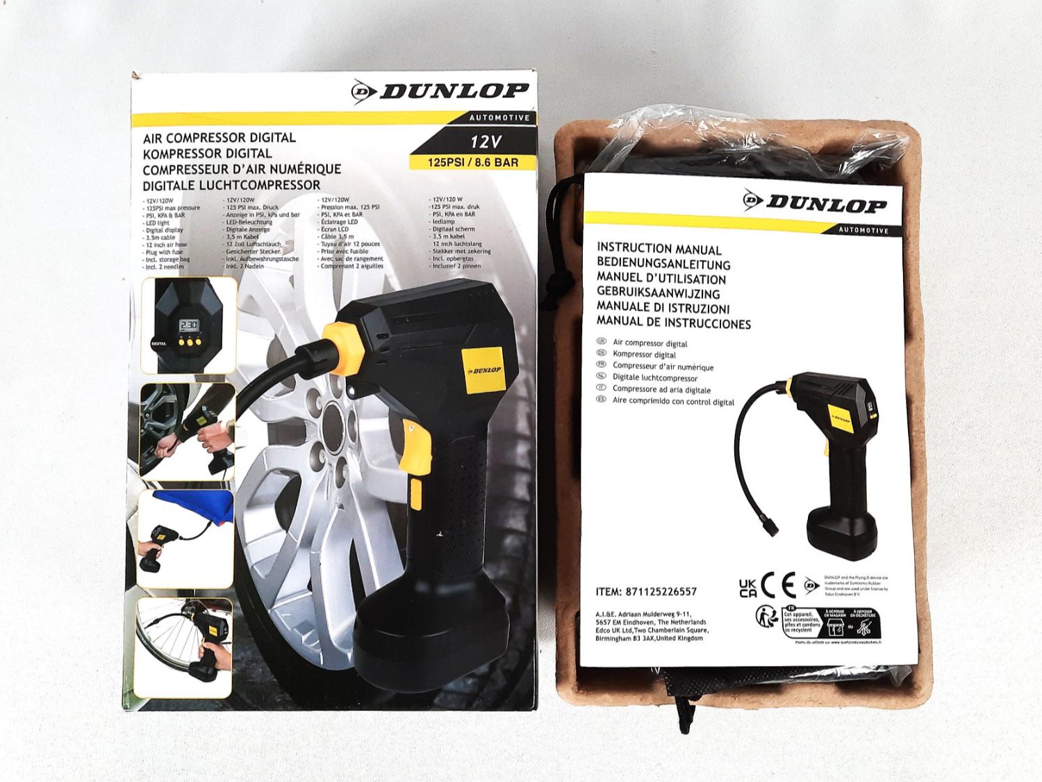 Compressori: DUNLOP-Luftkompressor-Digital-125PSI – Nuovo (secondo la descrizione) da Beinwil am See venduto da Restwert_Beinwil 1