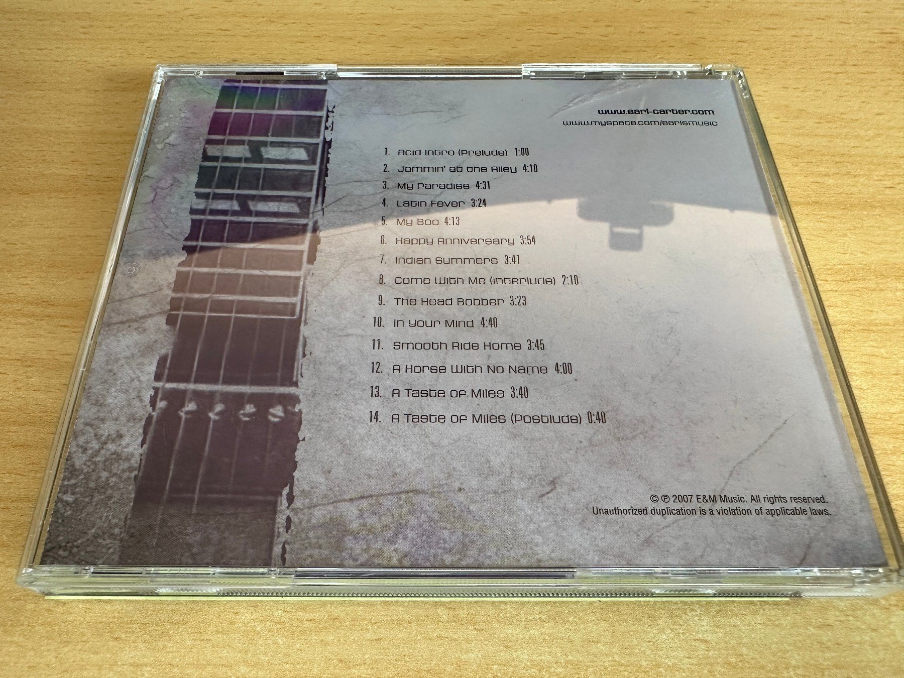 CD: Earl Carter - My Paradise – Usato da Rikon im Tösstal venduto da Alpenmutz 1