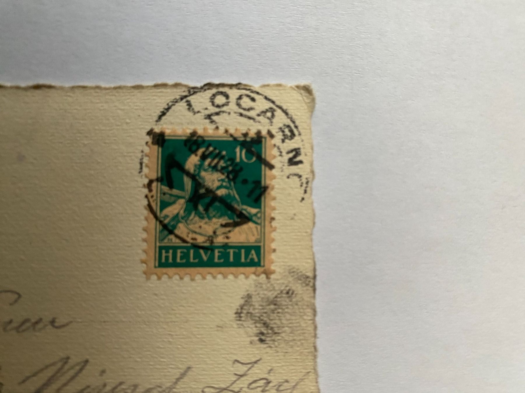 Ansichtskarten: Brione in Primavera Nr 36 1928 – Gebraucht aus Horgen von UrsB05 1