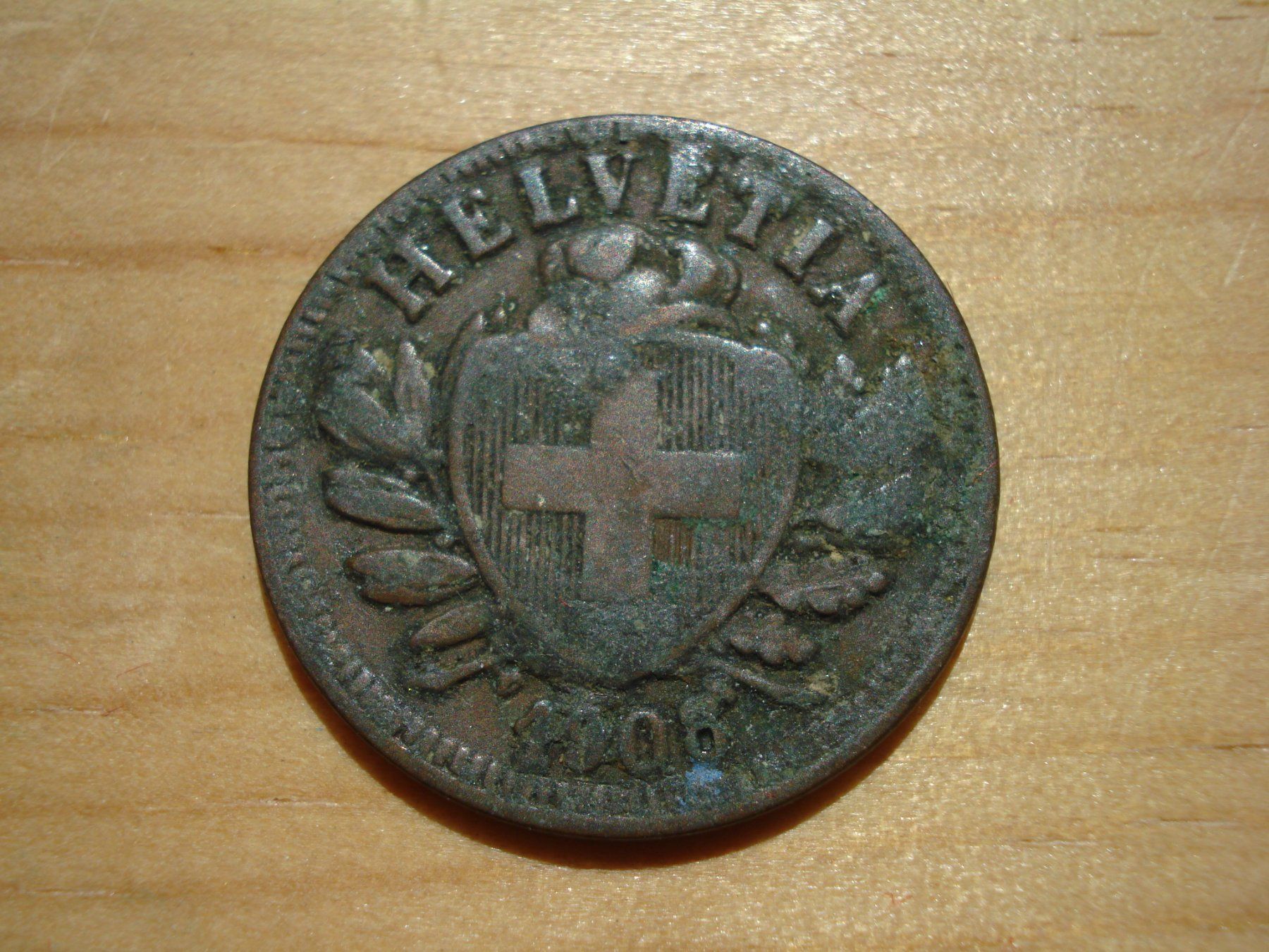 Tutti le monete: (N2) 2 Rappen 1908 – Usato da Erlach venduto da Net-Coins