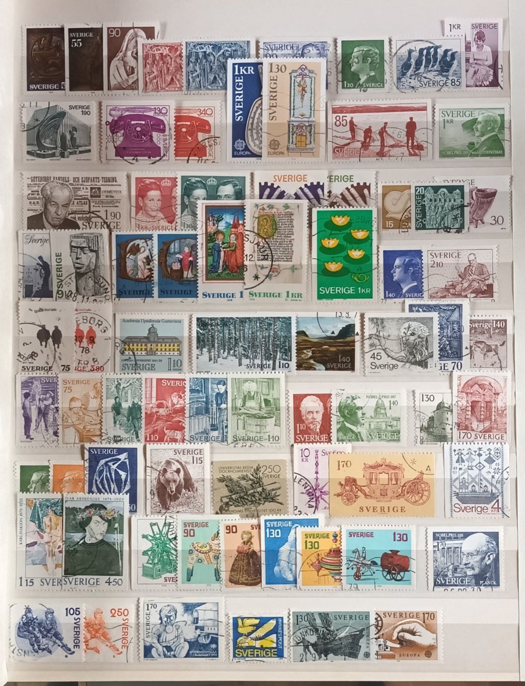 Alle Briefmarken: Suède – Gebraucht aus Martigny von Rosseline 8