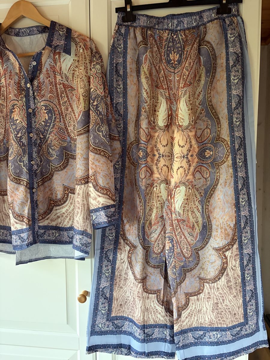 Jumpsuits: Linen Blend Blouse & Pants – Neu (gemäss Beschreibung) aus St.Josefen von lop_lh8d 3