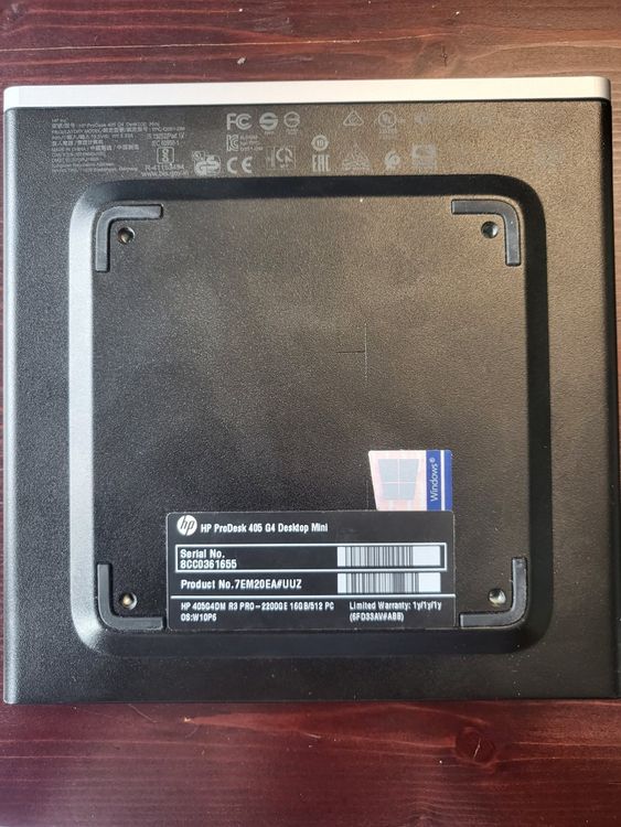 HP ProDesk 405 G4 Desktop Mini PC Kaufen auf Ricardo