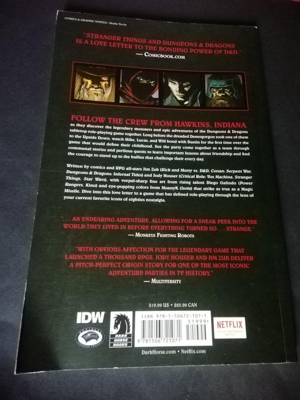 Fumetti: Stranger Things et Donjons & Dragons, BD in English – Nuovo (secondo la descrizione) da Commugny venduto da Juliemimi 1