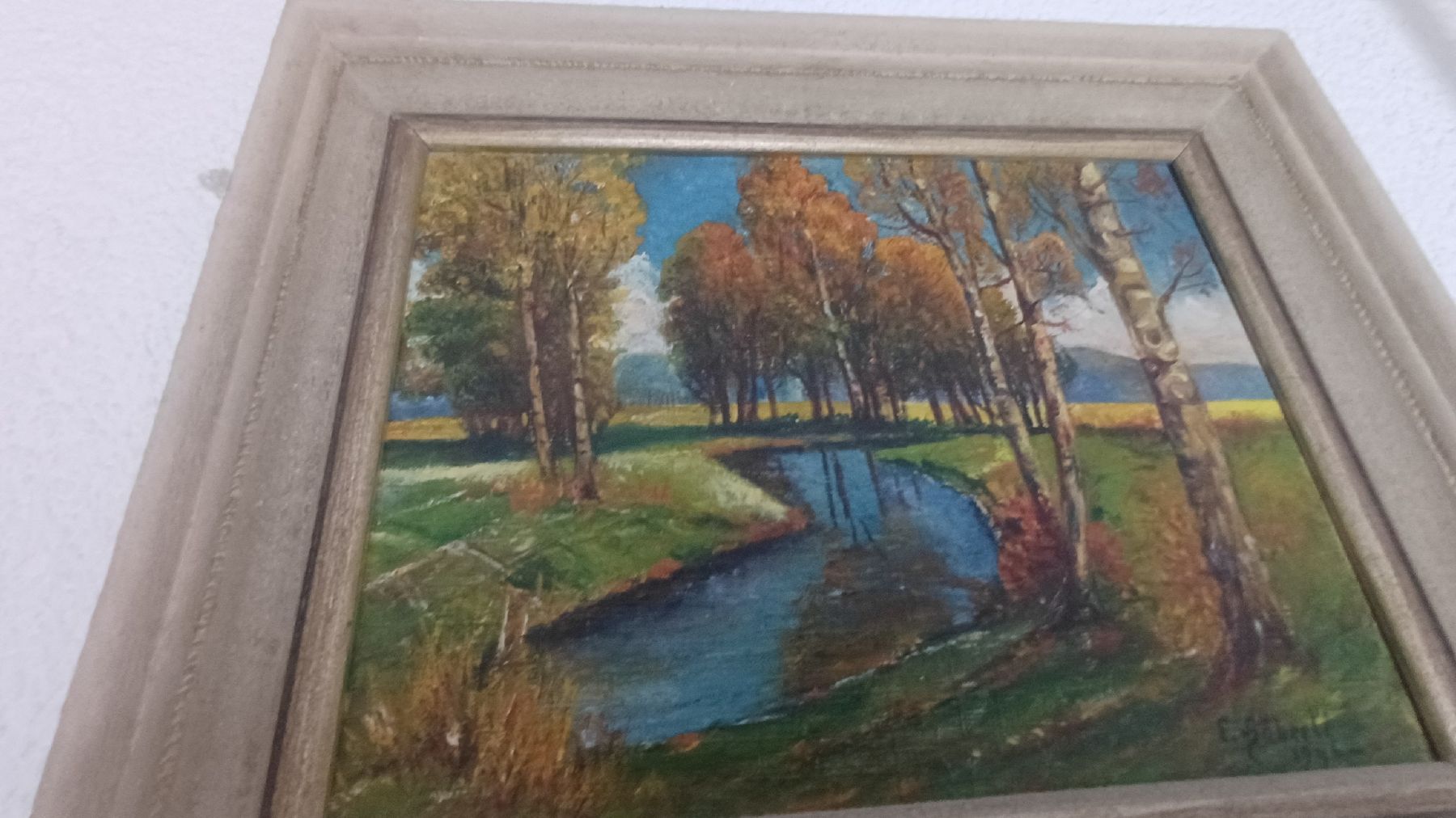 Tableaux: Schönes Landschaftsbild Handgemalt – D'occasion à Flawil par Pinkmalibu 4