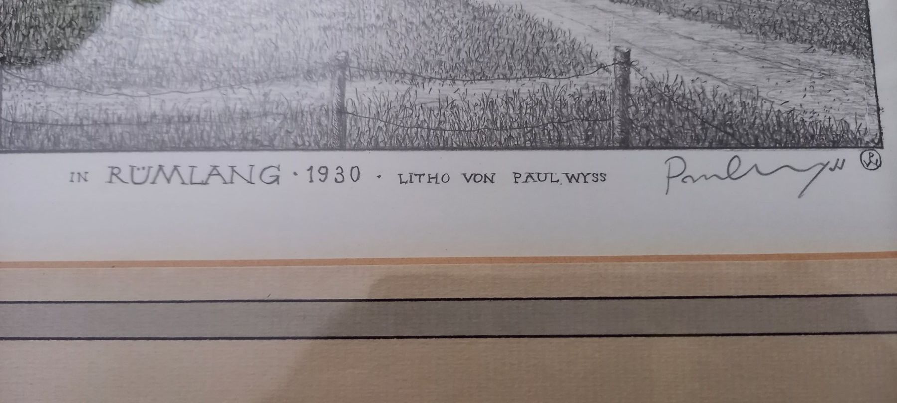 Grafica & Litografie: Paul Wyss Lithographi rümlang – Usato da Höri venduto da bsc_68fw 7
