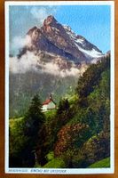 Braunwald - Kirchlio mit Ortstock - AK