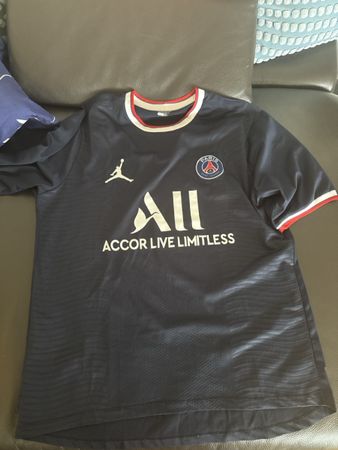 PSG Jordan Shirt Grösse L Dunkelblau/Weiss/Rot-Sehr Gut ⚽