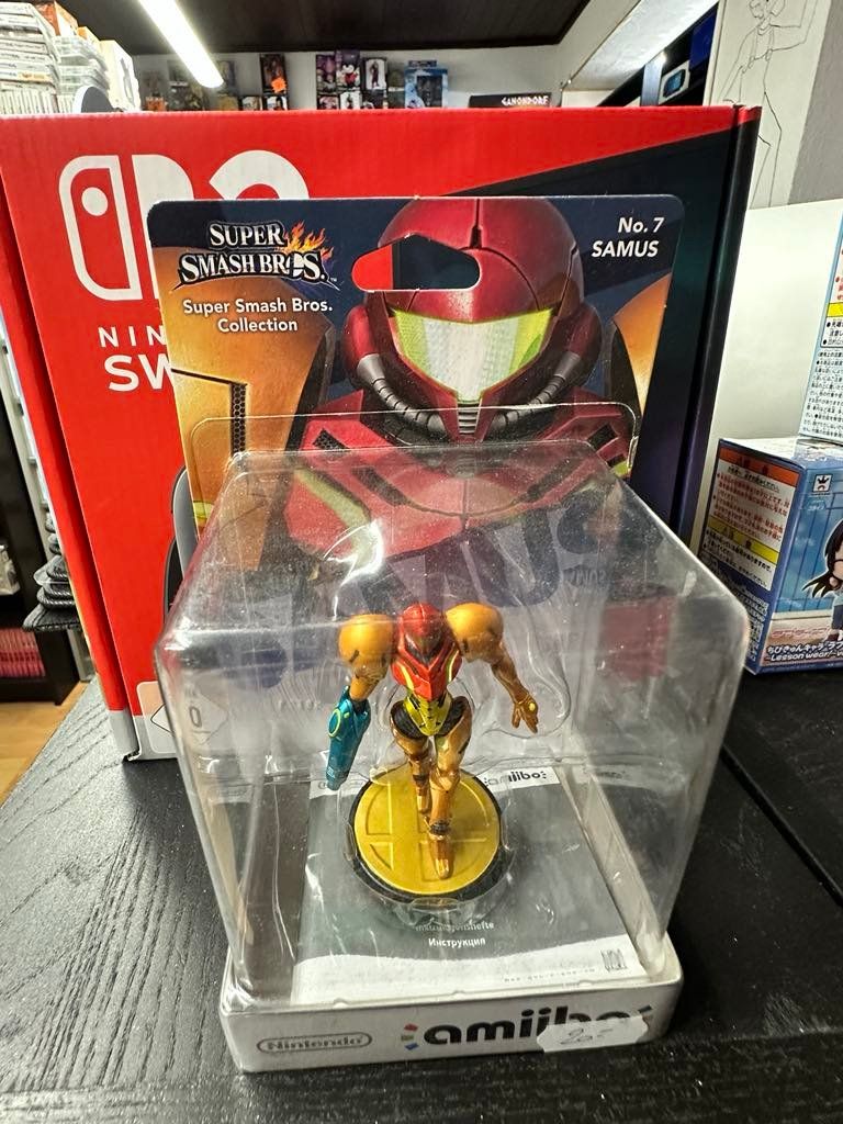 Nintendo Giochi: Nintendo Amiibo Samus Super Smash Bros – Nuovo e nell'imballaggio originale da Giubiasco venduto da Ticinerd