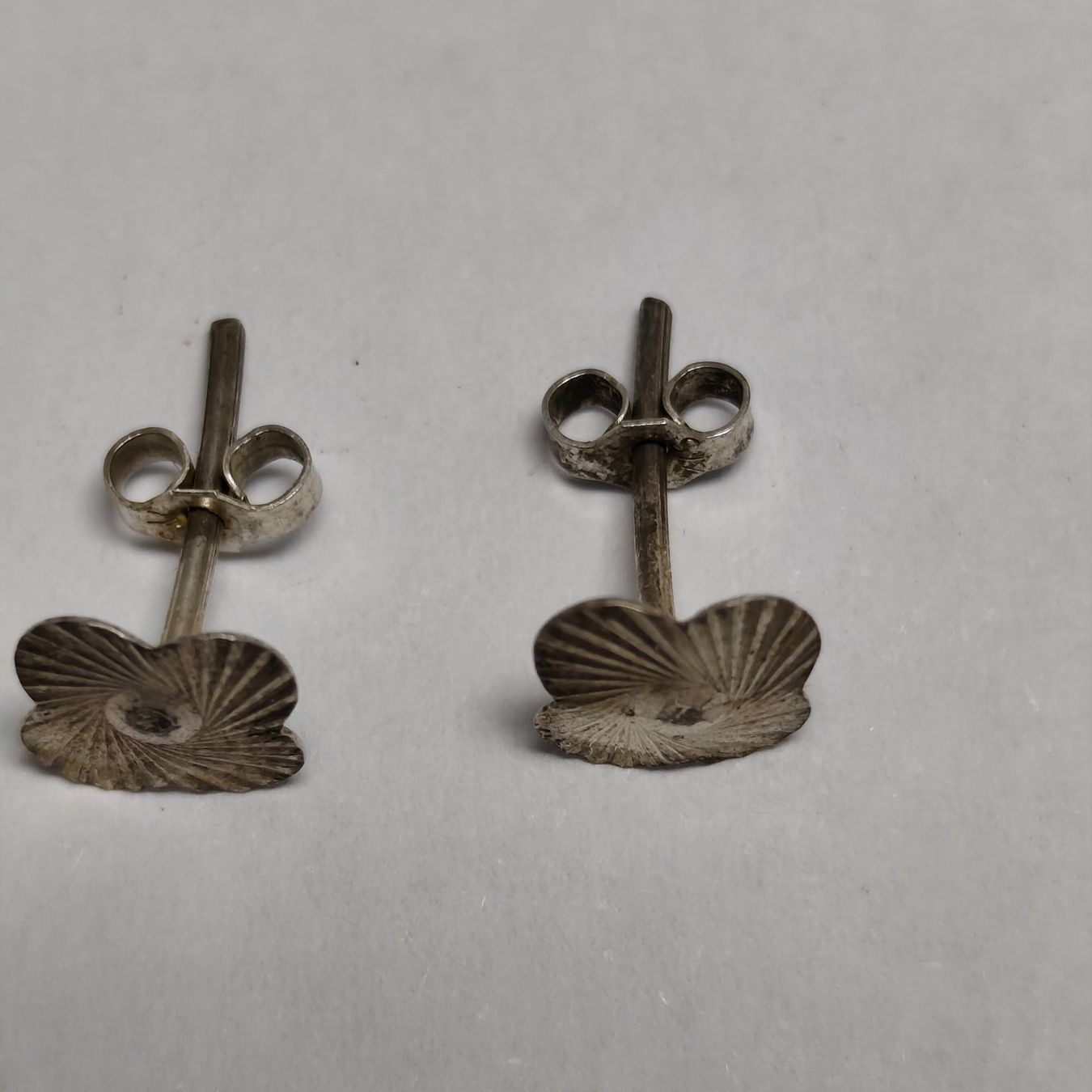 Orecchini pendenti & Orecchini a lobo: Vintage Silver silber Stud Earrings Boucles d'Oreilles #A4 – Usato da Châtelaine venduto da Tropic.Watch2 4