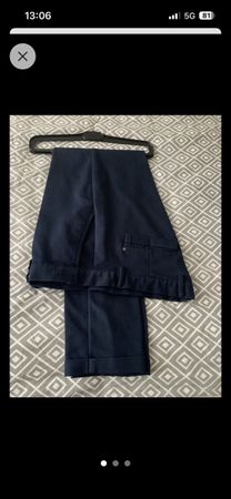 Zara Hose Dunkelblau Gr. 44/34 Top Zustand für Frühling/Somm