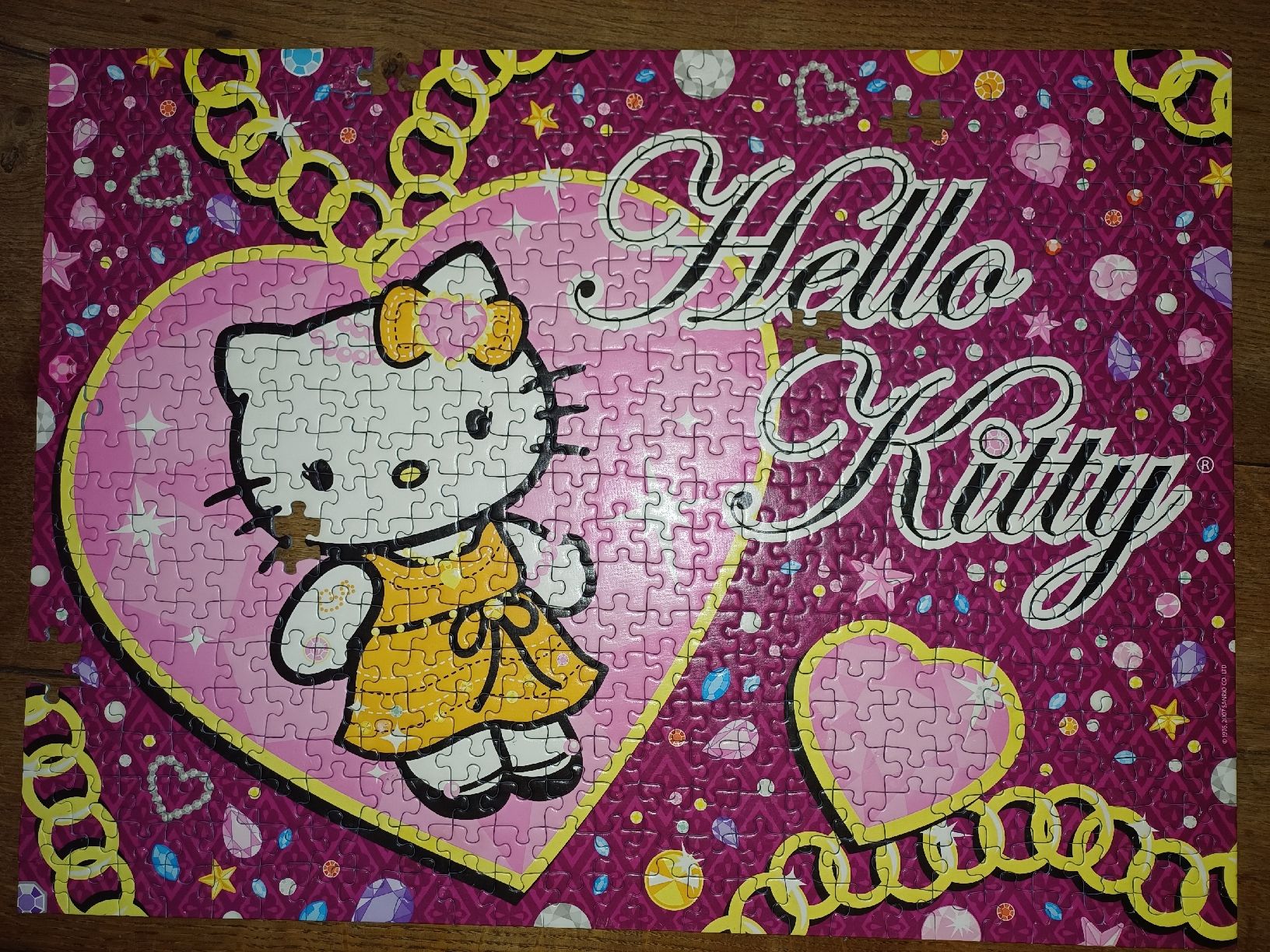 Ravensburger Puzzle: Puzzle HELLO KITTY 500 Teile (5 Teile fehlen) – Usato da Siegershausen venduto da Bubsi83 1
