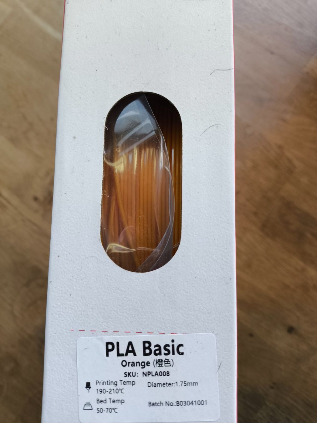 Filamento: PLA Filament Orange, 1.75mm 1kg, gratis Versand ab 100.- – Nuovo e nell'imballaggio originale da Walzenhausen venduto da Flynine 1